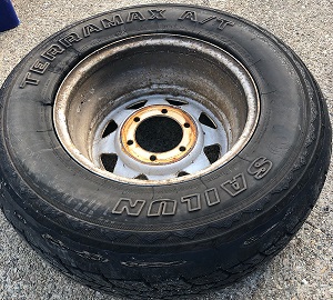 tyre damage
